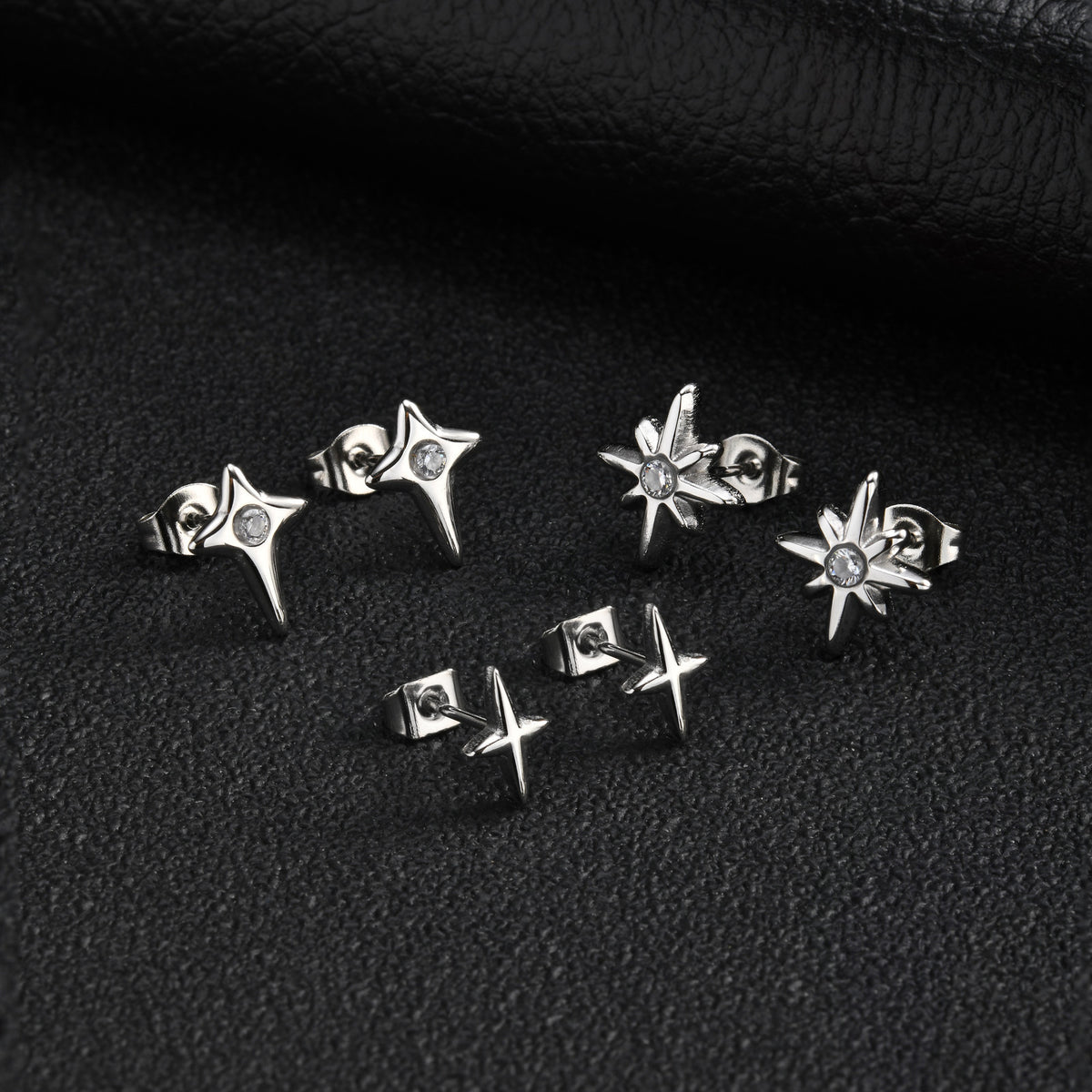 Punk Single Earrings — Five Designs