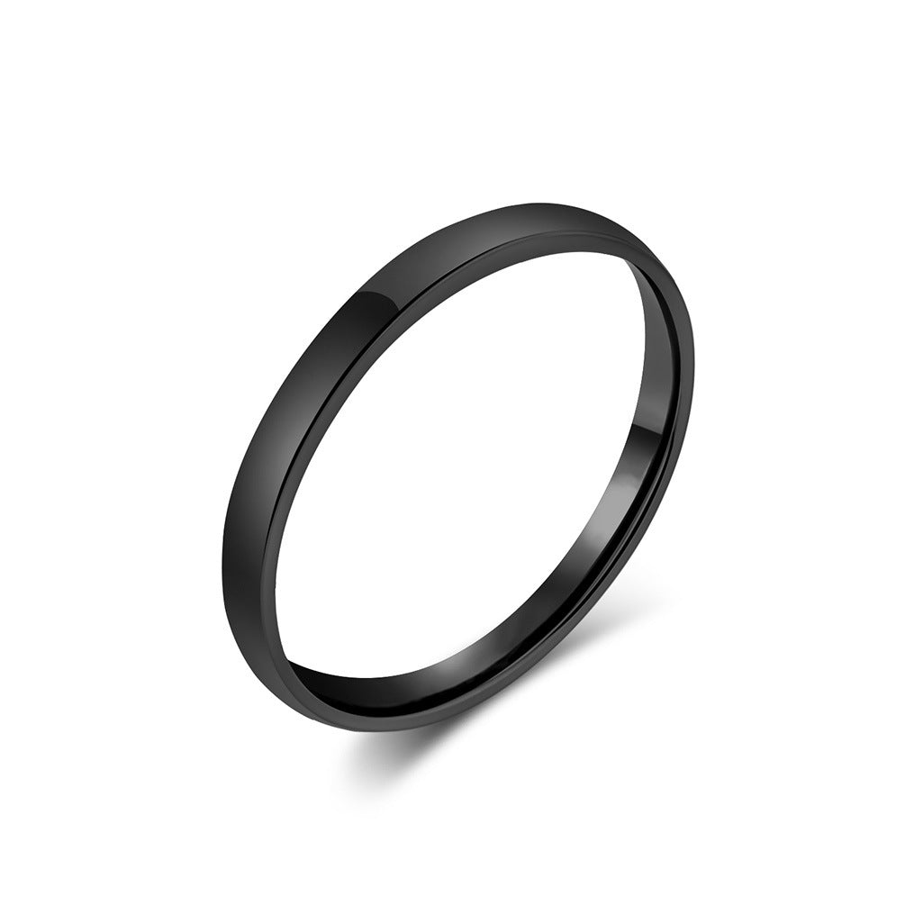 Modern Stainless Steel Ring — Gold / Silver / Black