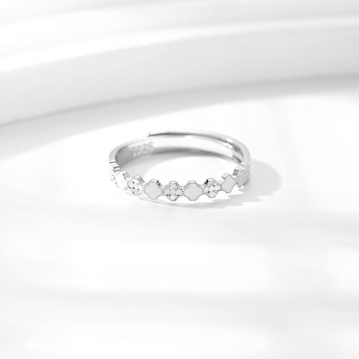 Heart Moon S925 Sterling Silver Women's Ring