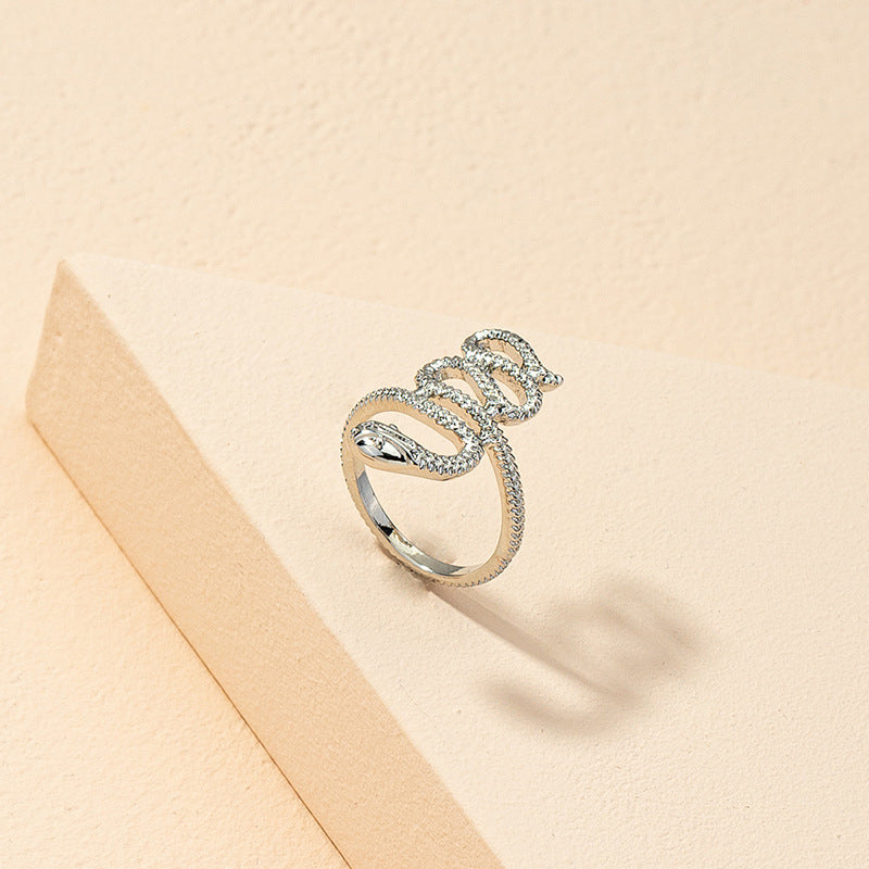 European & American Snake Ring - Vienna Verve Collection - Handcrafted Metal Jewelry