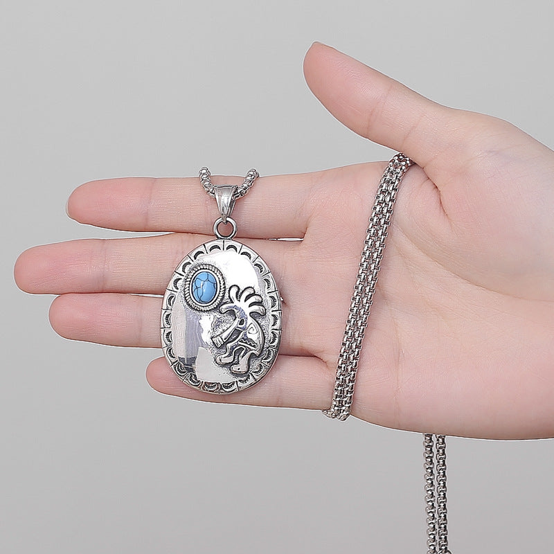 Steel Necklace – Statement Hip-Hop Pendant