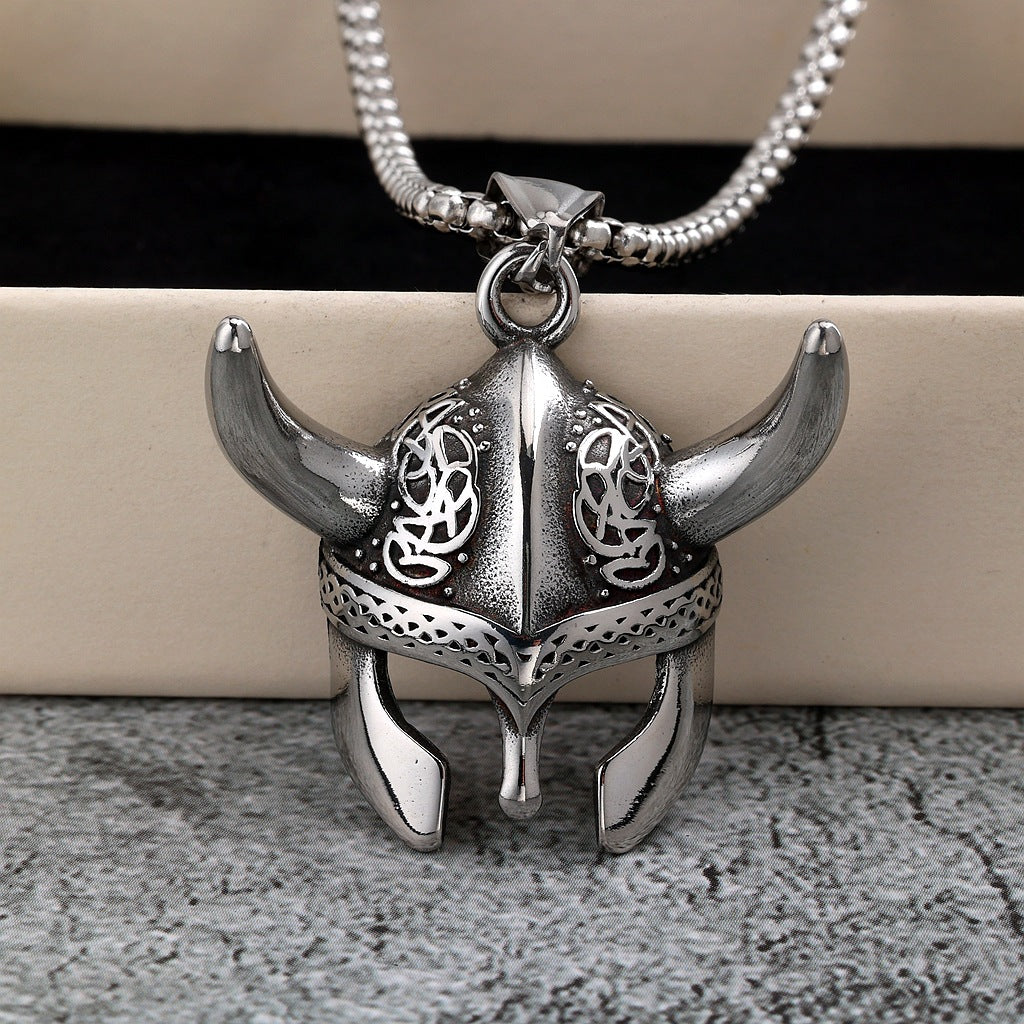 Vintage Viking Pendant Necklace