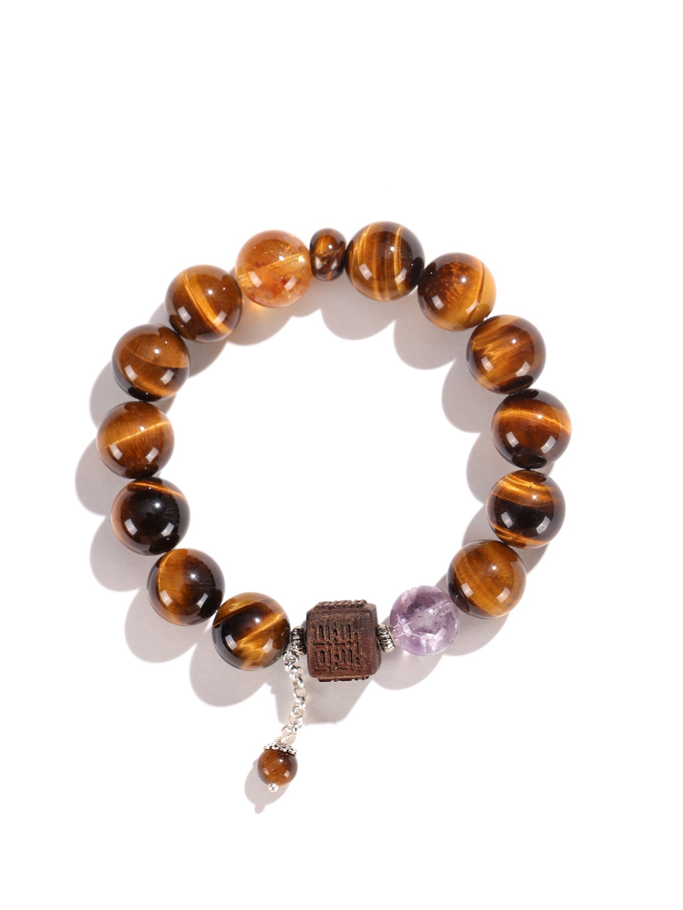 Planderful Fortune's Favor Bracelet – Premium Tiger's Eye and Citrine Design