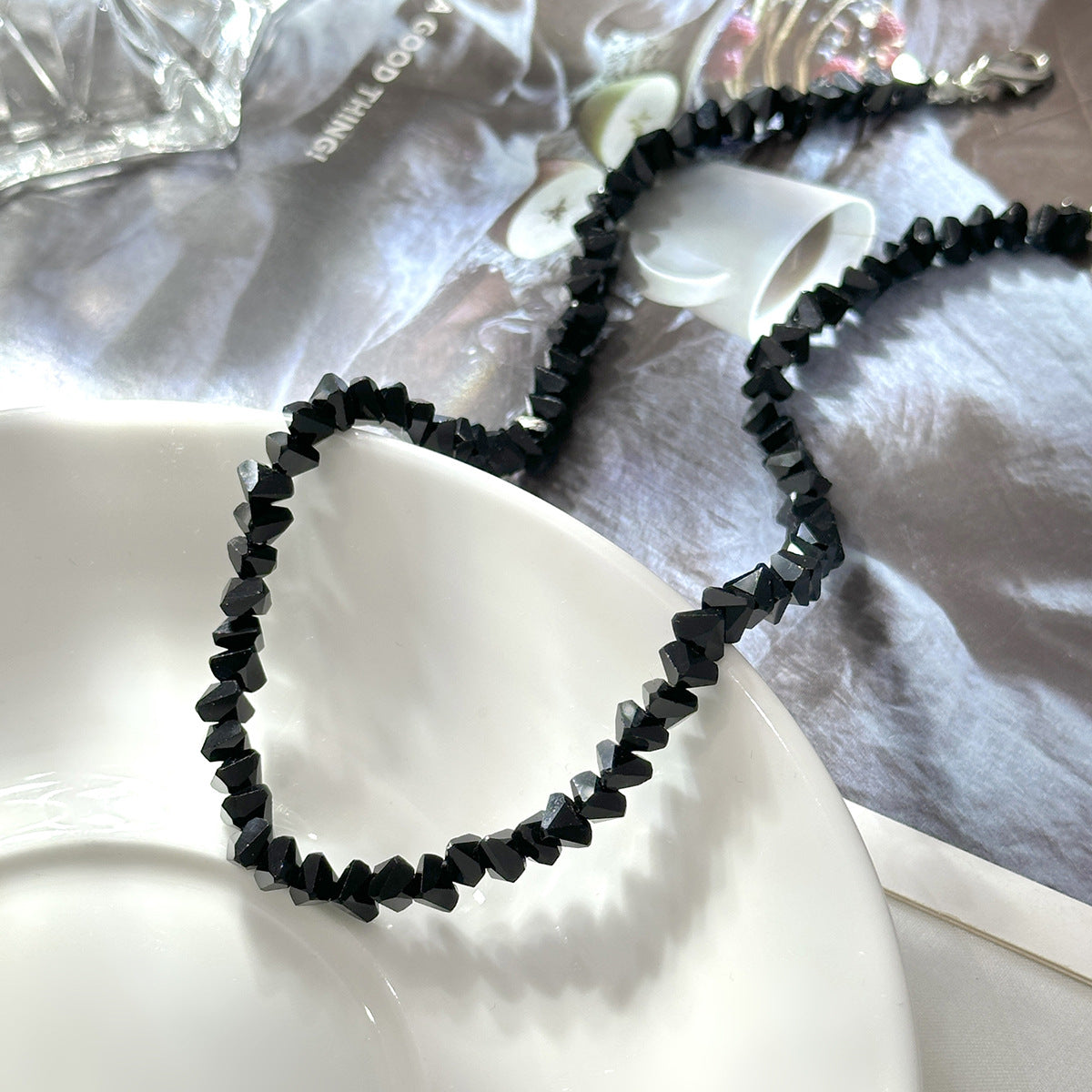 Black Crystal-Style Short Choker