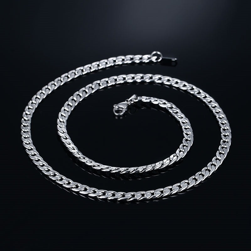 Men's Fashion Personality Necklace Stainless Steel NK Chain