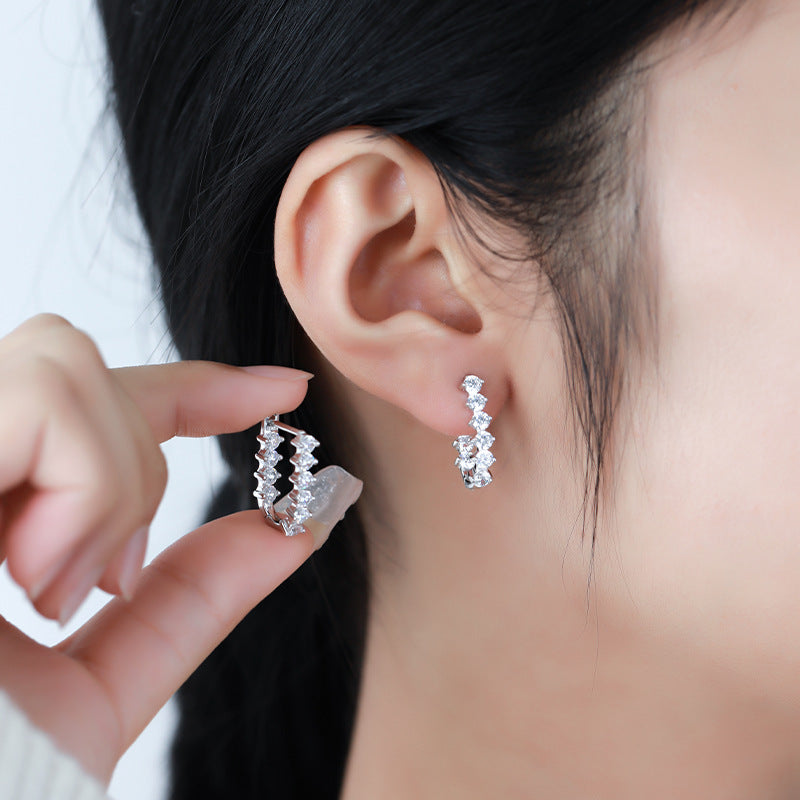 Classic Premium 925 Sterling Silver Women's Earrings