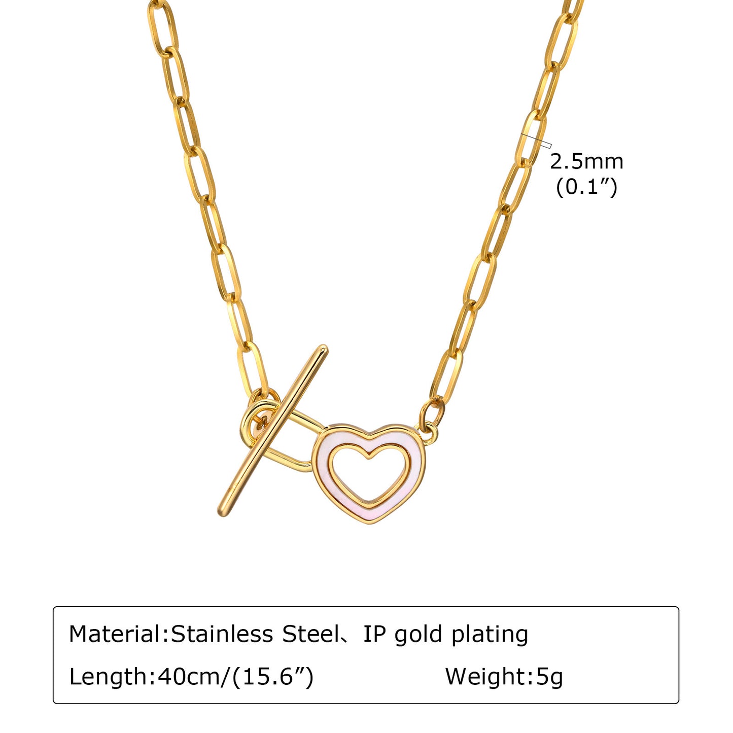 Necklaces Fashion Personality Stainless Steel Necklace Gold