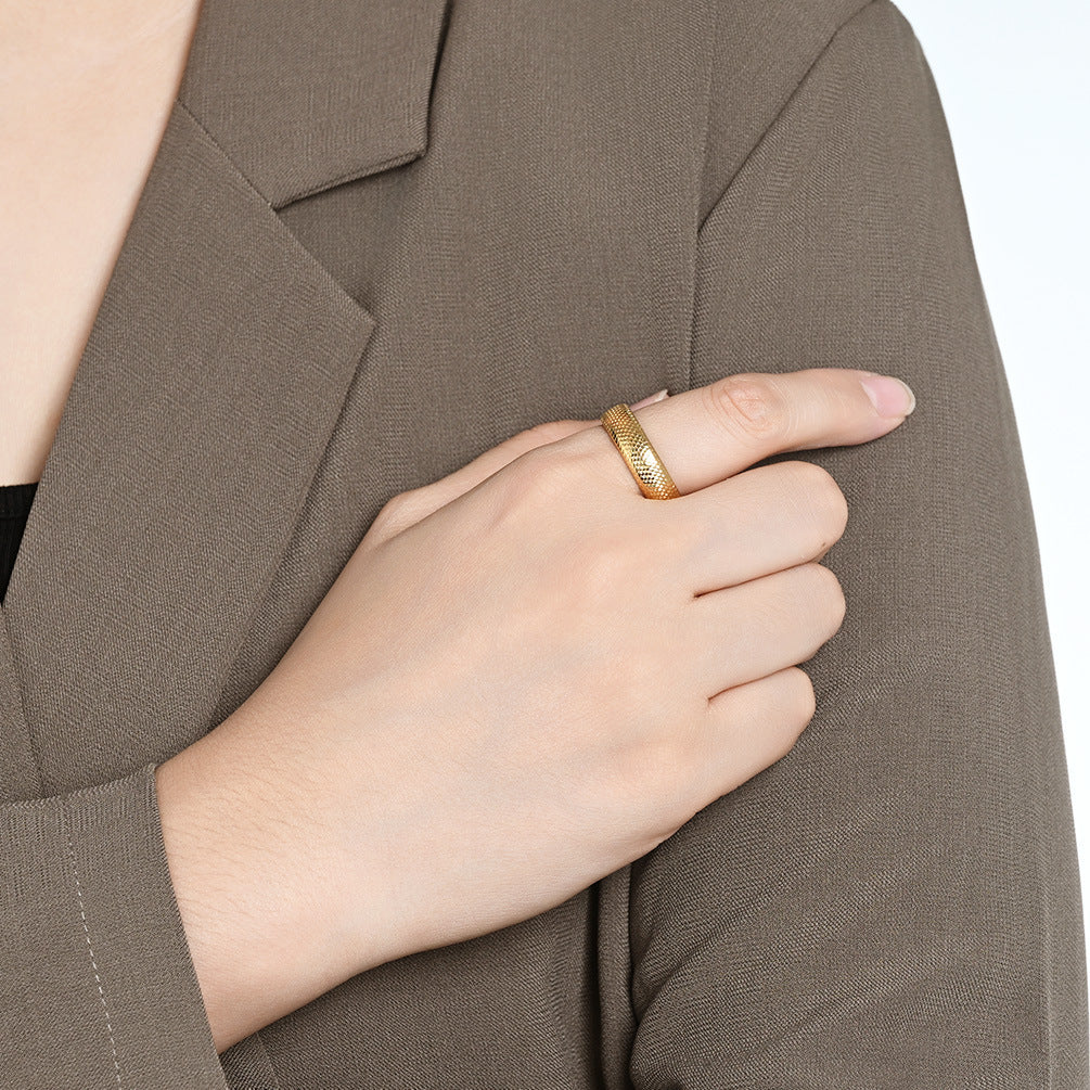Stainless Steel Snake Ring