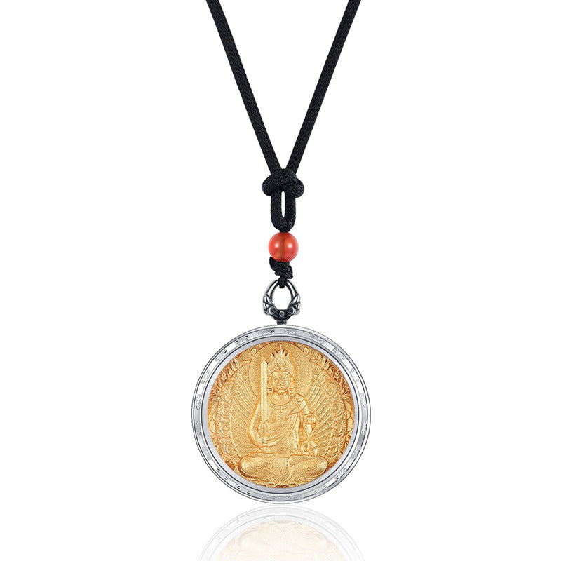 Steel Necklace – Elegant Everyday Buddha Gift