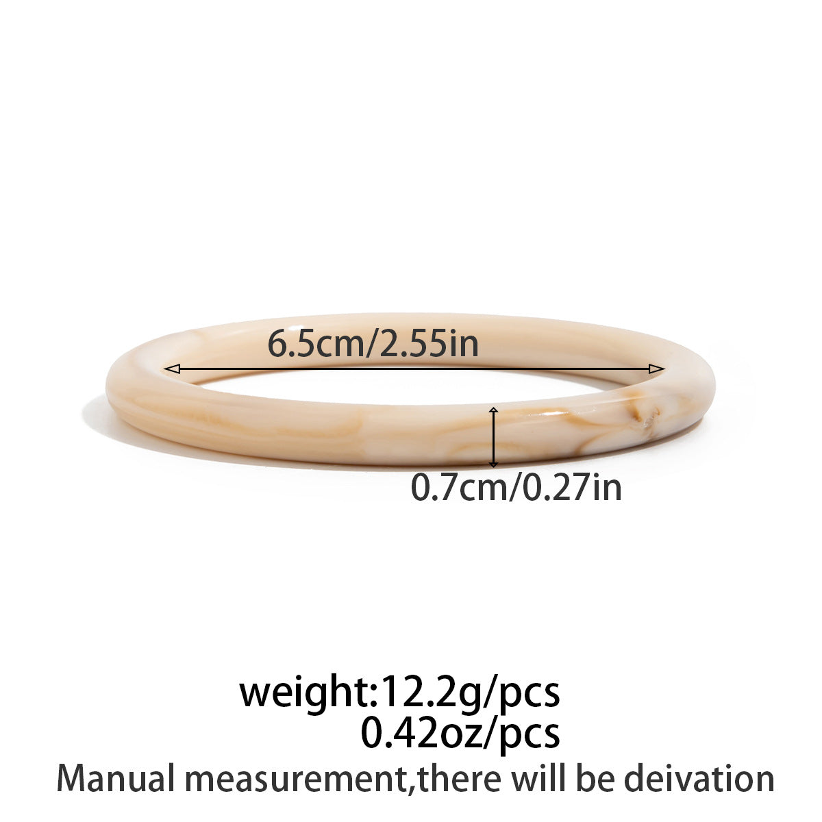 Planderful Vienna Verve Geometric Resin Bracelet For Women Bold Statement Jewelry