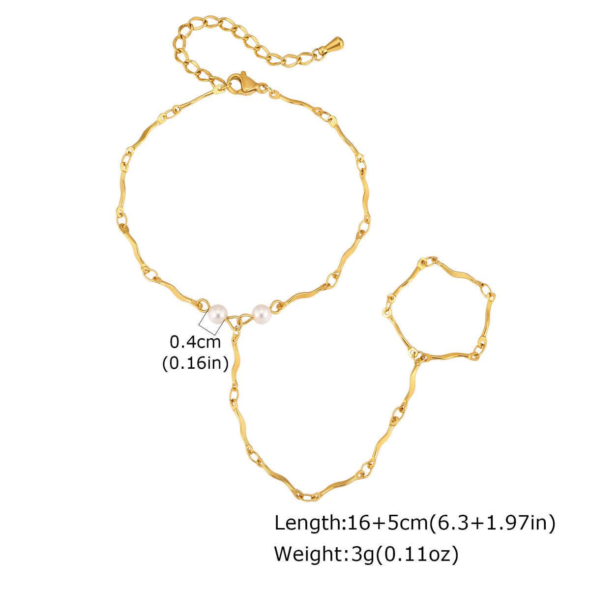 Zircon Stainless Steel Bracelet