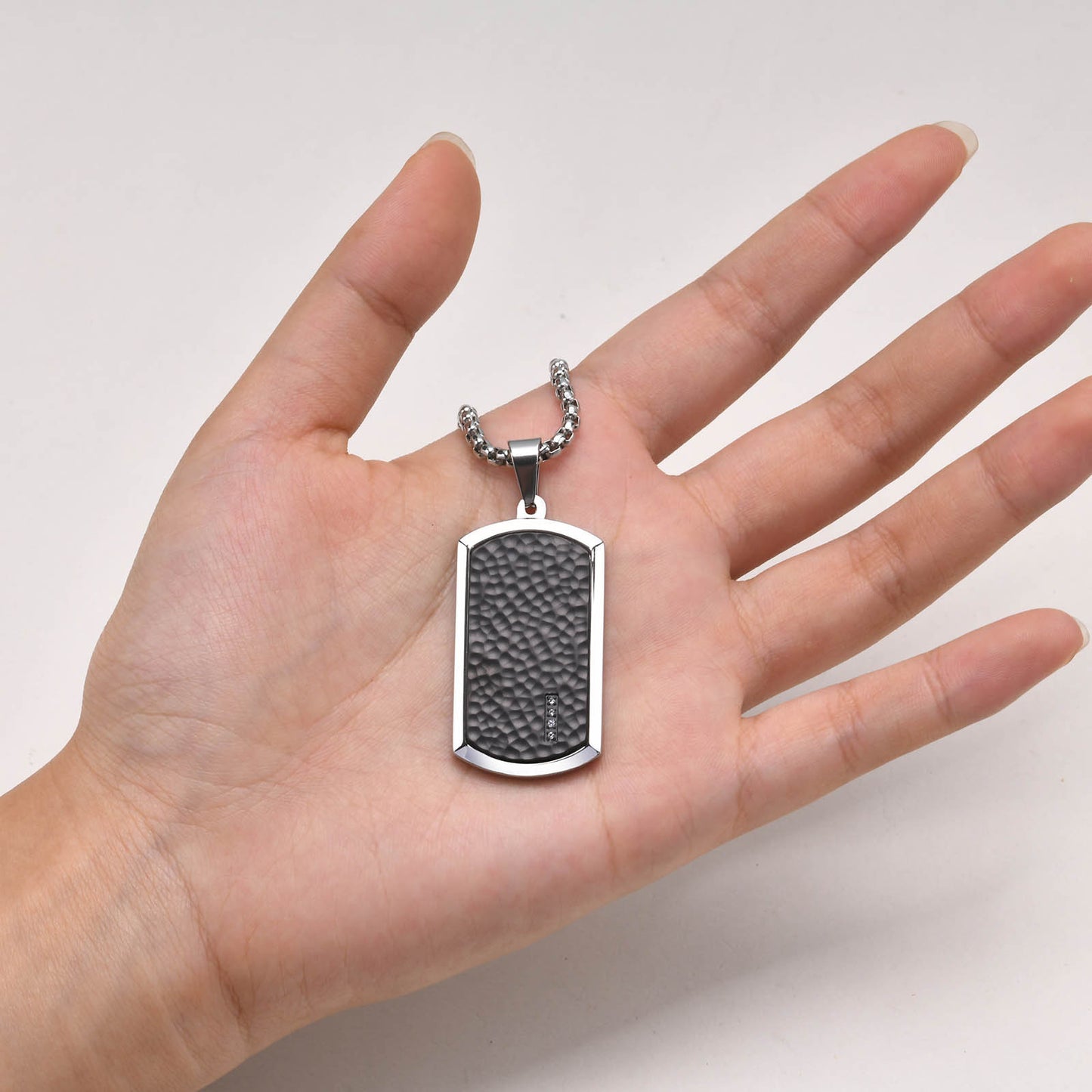 European And American Accessories Stainless Steel Hammer Pendant Necklace For Men