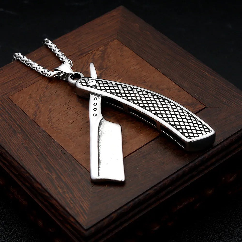 Punk Hip-Hop Stainless Steel Men's Pendant Necklace