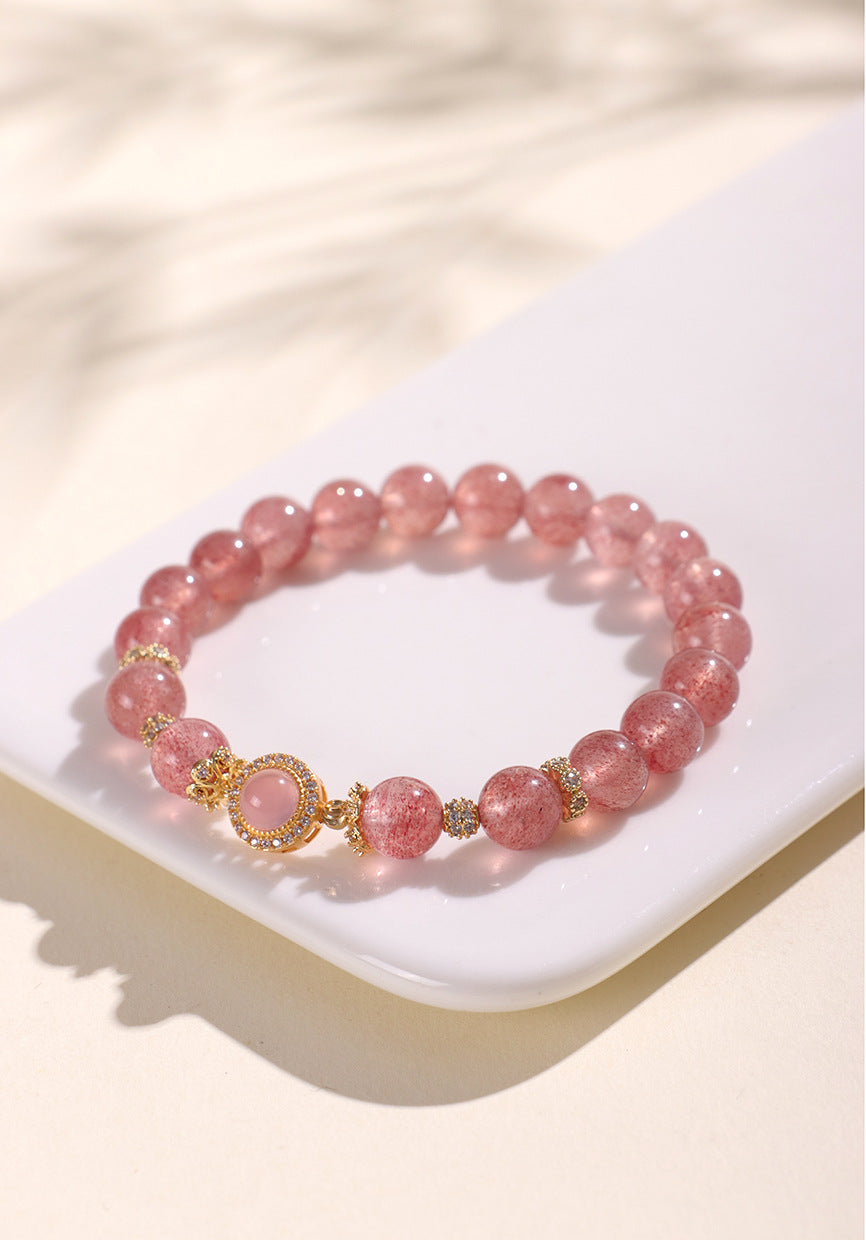 Planderful Fortune's Favor Bracelet – Peach Blossom Luck Boost