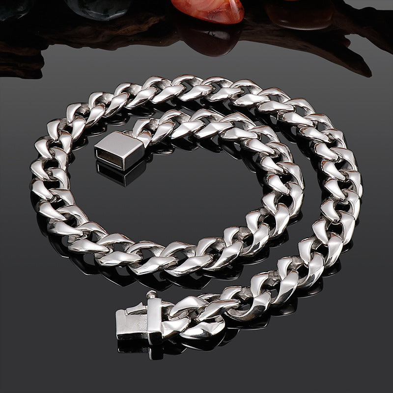 Stainless Steel Chain, Simple Atmosphere Titanium Steel Men's Necklace