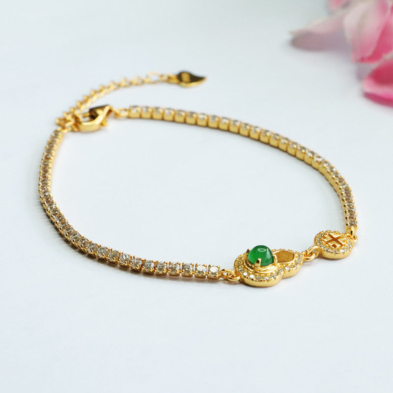 Jadeite Gourd Bracelet