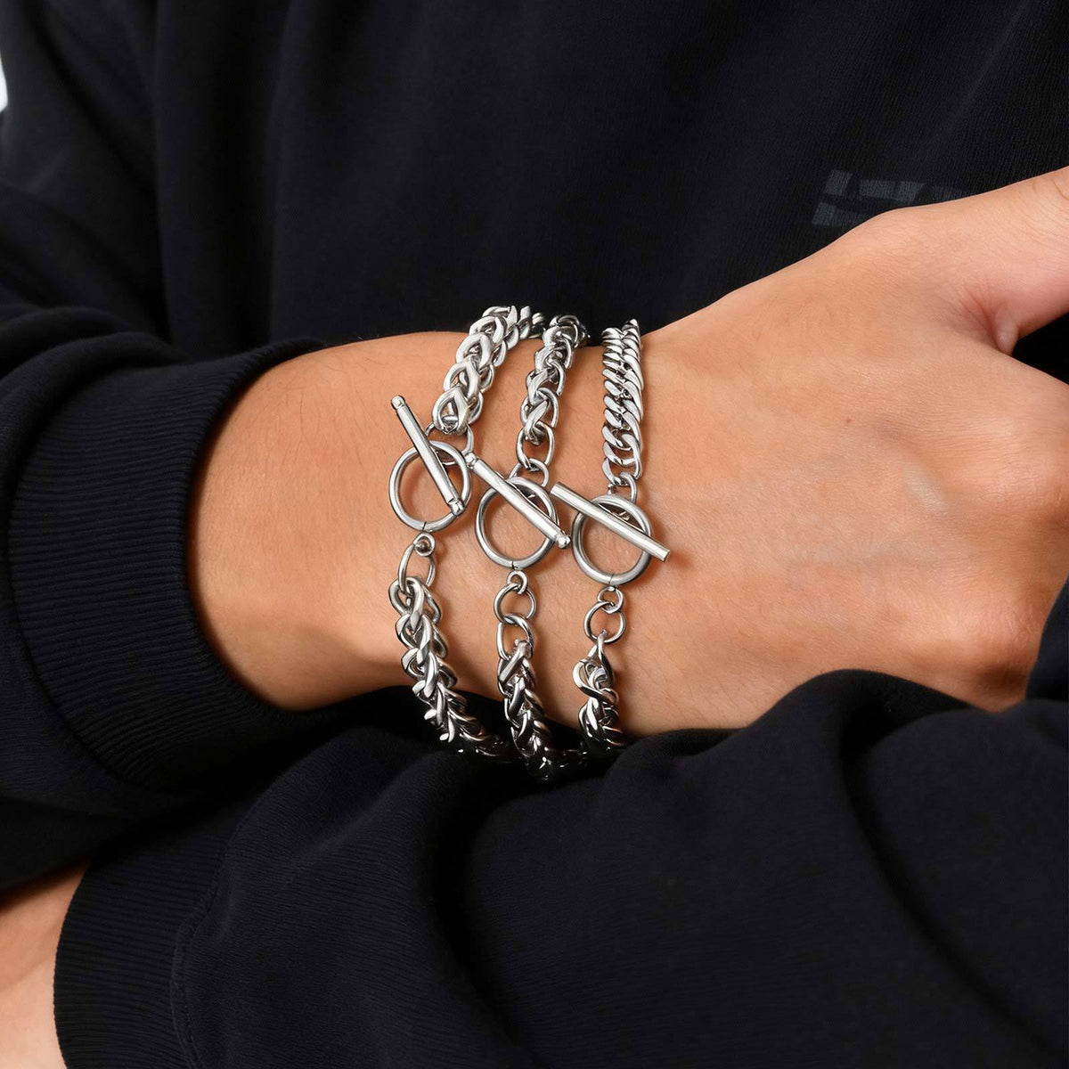 Cuban Chain Minimalist Stainless Steel Bracelet