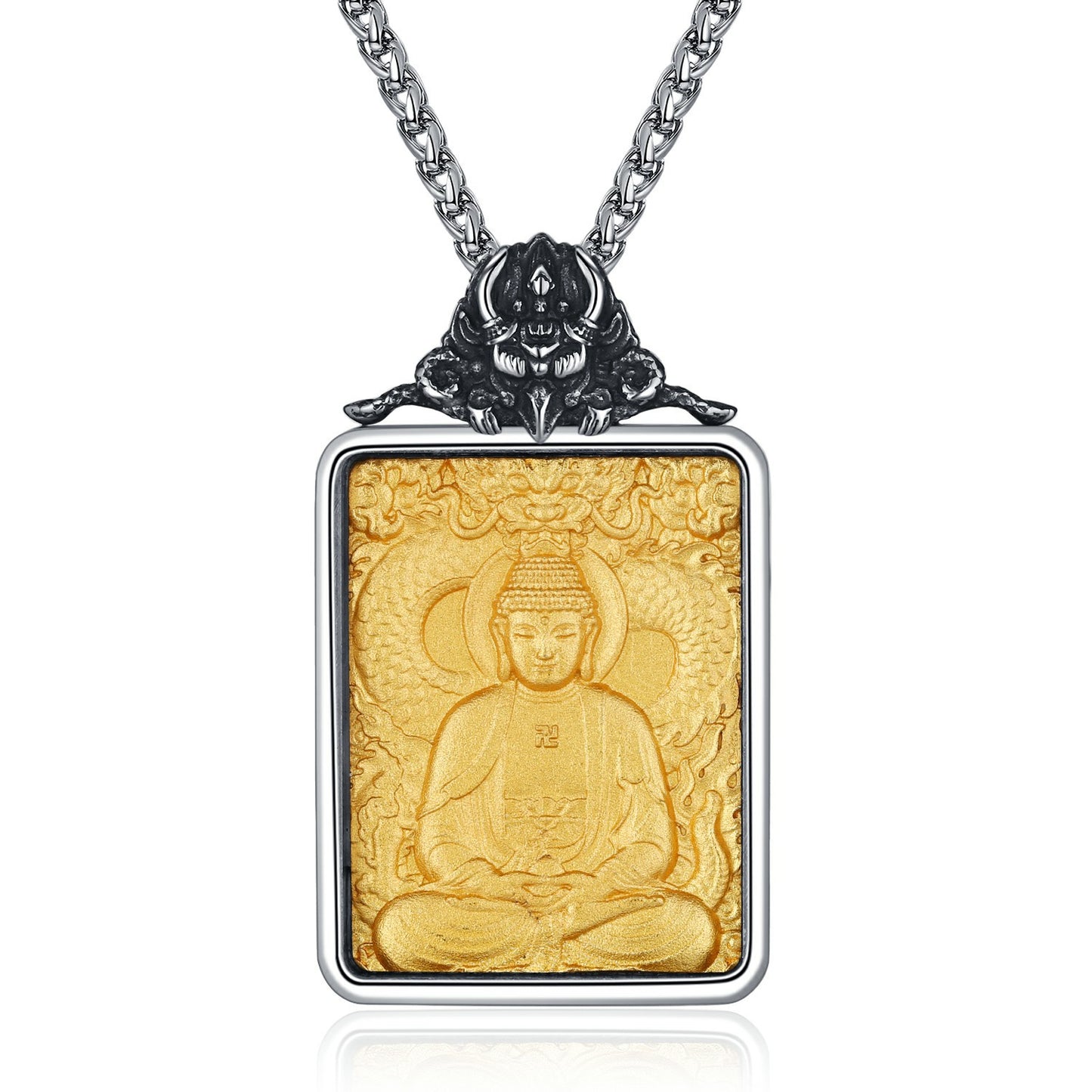 Steel Necklace - Elegant Zodiac Saints Pendant