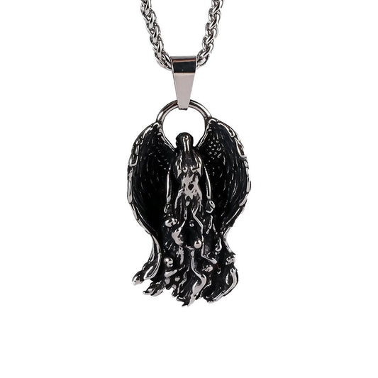 Men's Pendants – Dark Tears Angel Necklace Pendants – Street Pendants