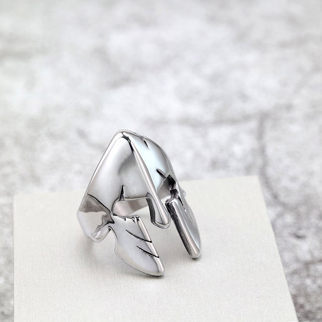 Punk Mask Stainless Steel Men's Ring