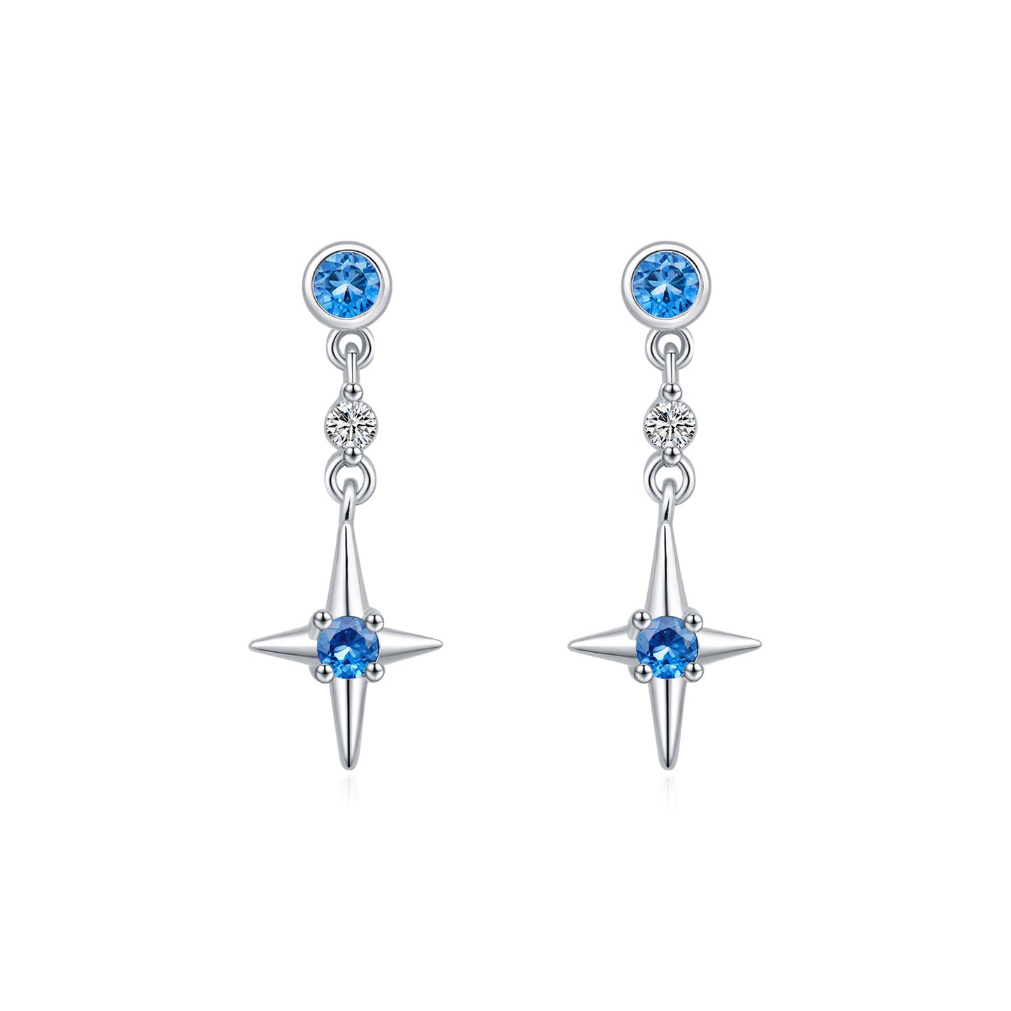 Planderful Everyday Genie Earrings – Elegant Japanese Style with Imitation Aquamarine