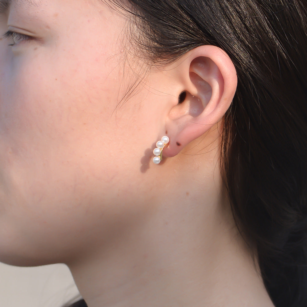And Sterling Silver Pearl Earrings