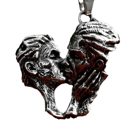 Stainless Steel Eternal Love Pendant - Retro Titanium Steel Jewelry for Men in Wholesale
