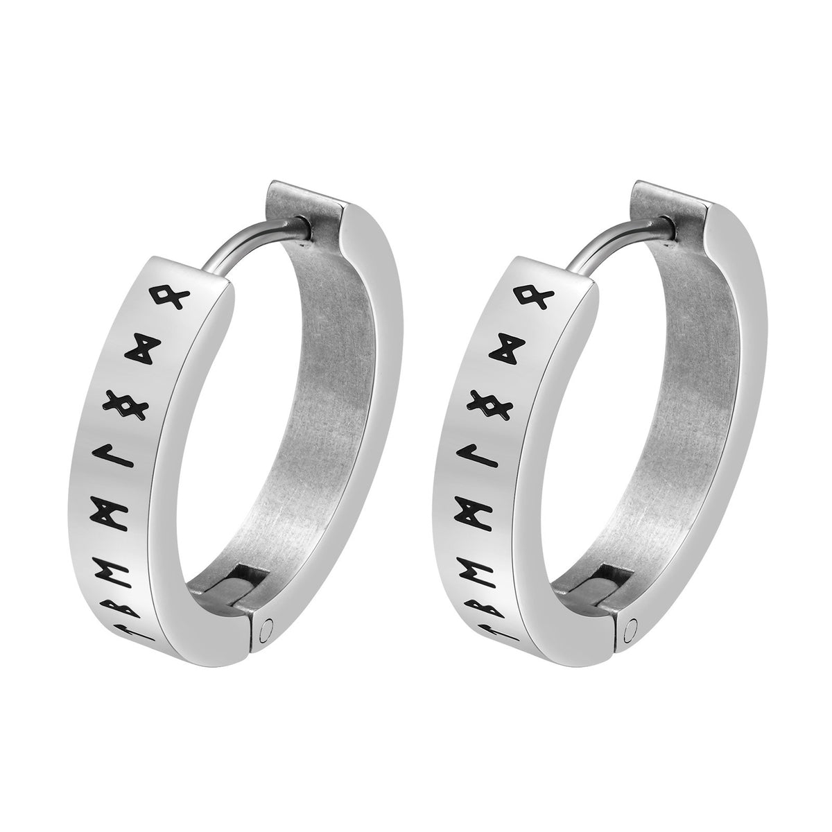 Stainless Steel Viking Earrings