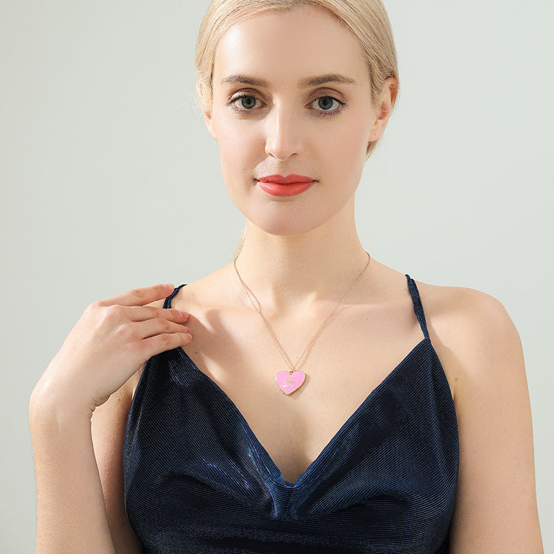 Aquarius Constellation Drop Glaze Necklace - Elegant and Minimalistic Design