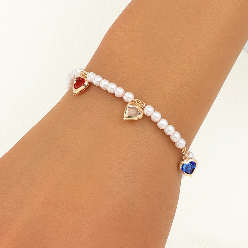 Pearl Love Beaded Bracelet - Vienna Verve Collection