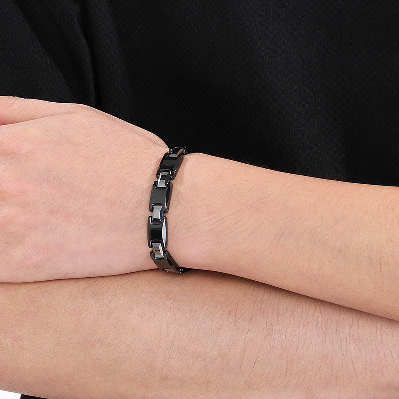 Planderful Magnetic Couple Bracelet Tungsten Steel Unisex