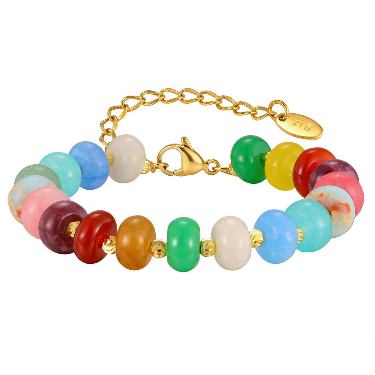 Natural Stone Copper Bracelet