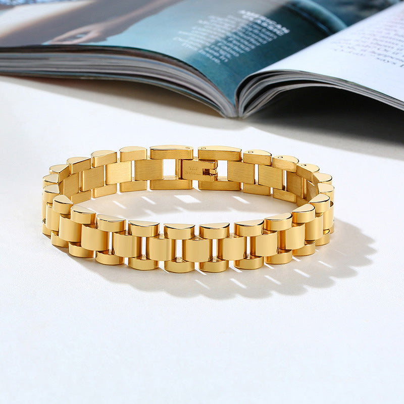 Bracelets Cross-border Accessories Titanium Steel Bracelet Men's Bracelet European and American