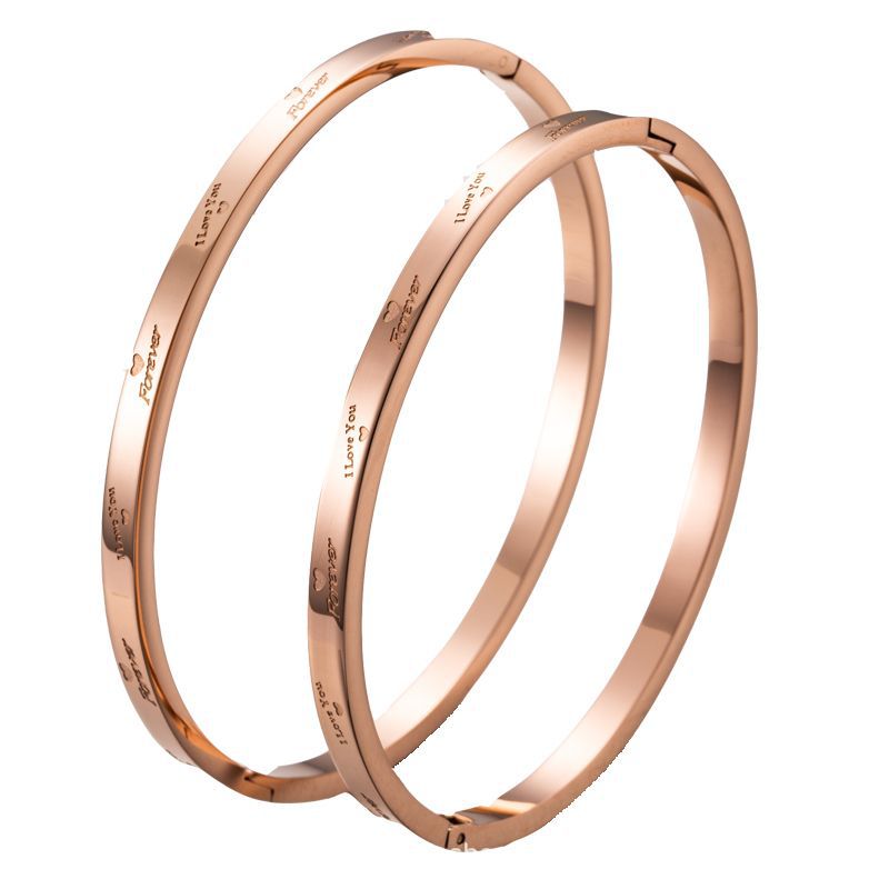 Planderful Jewelry Titanium Steel Bracelet With Zircon Inlays Everyday Genie Collection