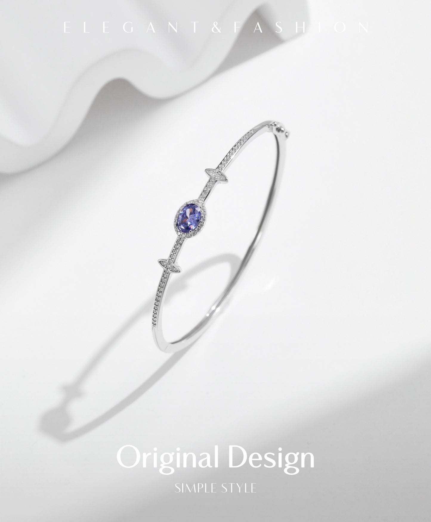 Planderful Everyday Genie Bracelet – Elegant Zircon-Encrusted Design