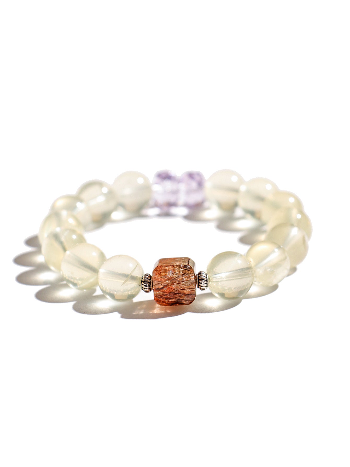 Planderful Fortune's Favor Bracelet – Elegant Black Gold Amethyst Design