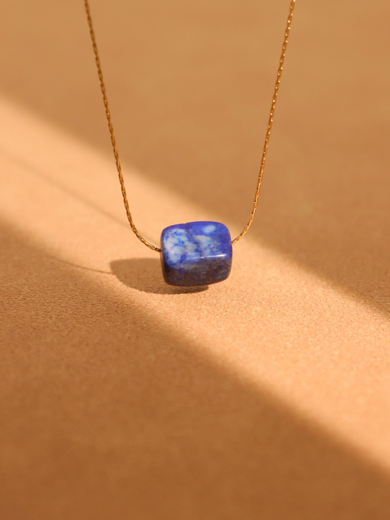 Planderful Turquoise Rectangular Pendant Necklace For Women