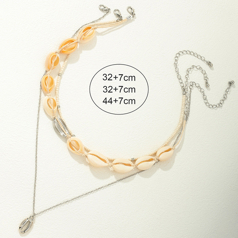 Shell Bead Necklace Set - Vienna Verve Collection