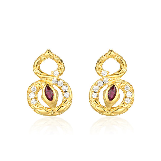 Planderful Shop S925 Sterling Silver Zircon Stud Earrings Necklace Set For Stylish Girls Light Luxury Summer Jewelry