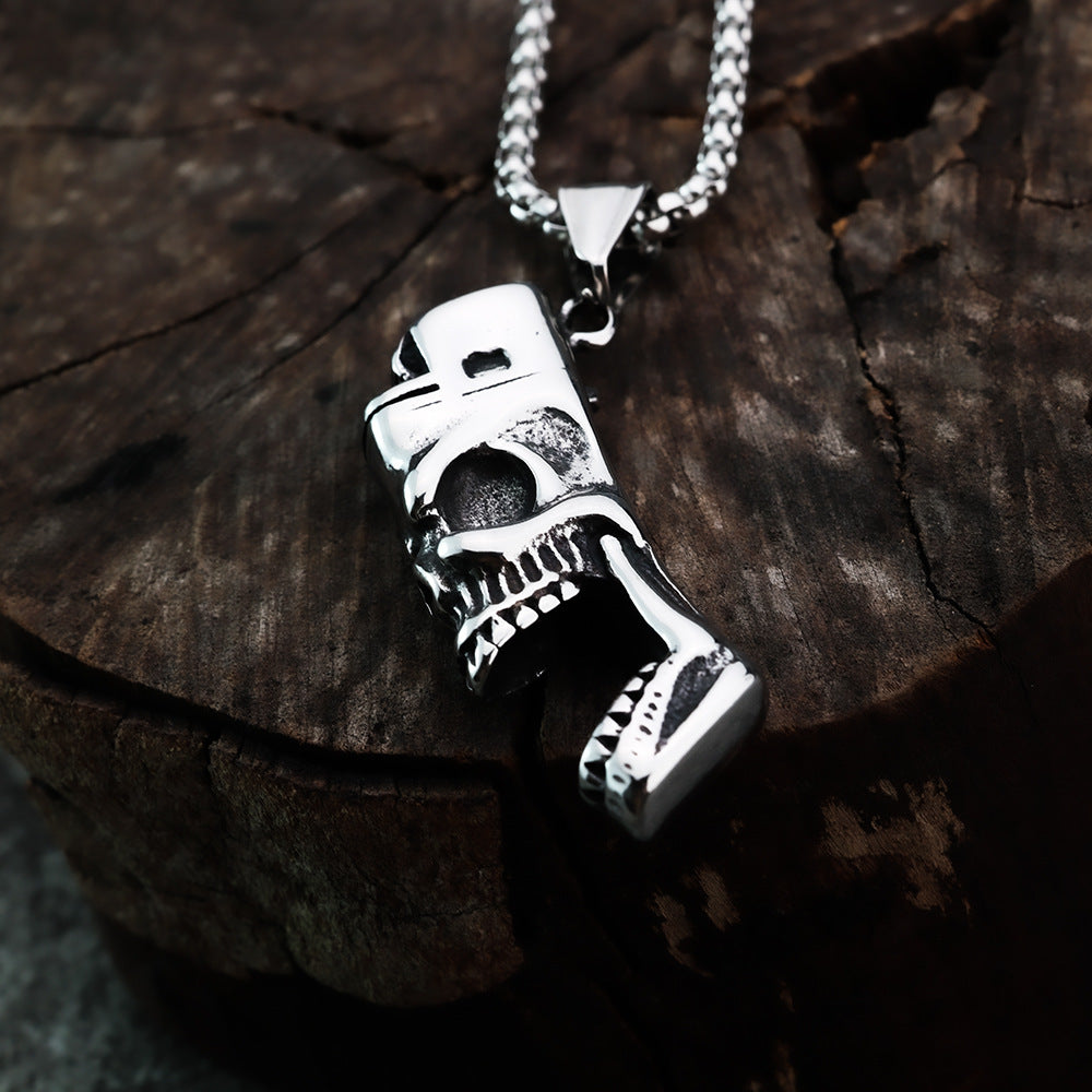 Skull Stainless Steel Men's Pendant Necklace