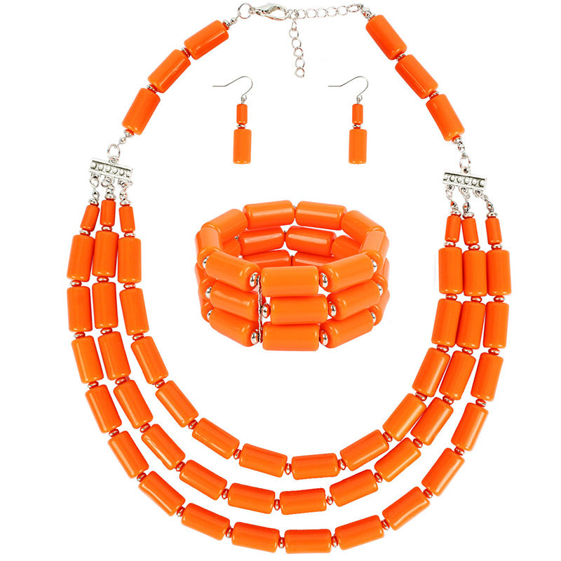 Savanna Rhythms Black Style Jewelry Set