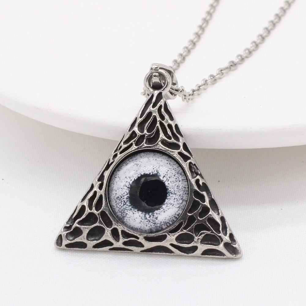 Freemason Pyramid Pendant Titanium Steel For Men And Unisex Planderful Everyday Genie Protection