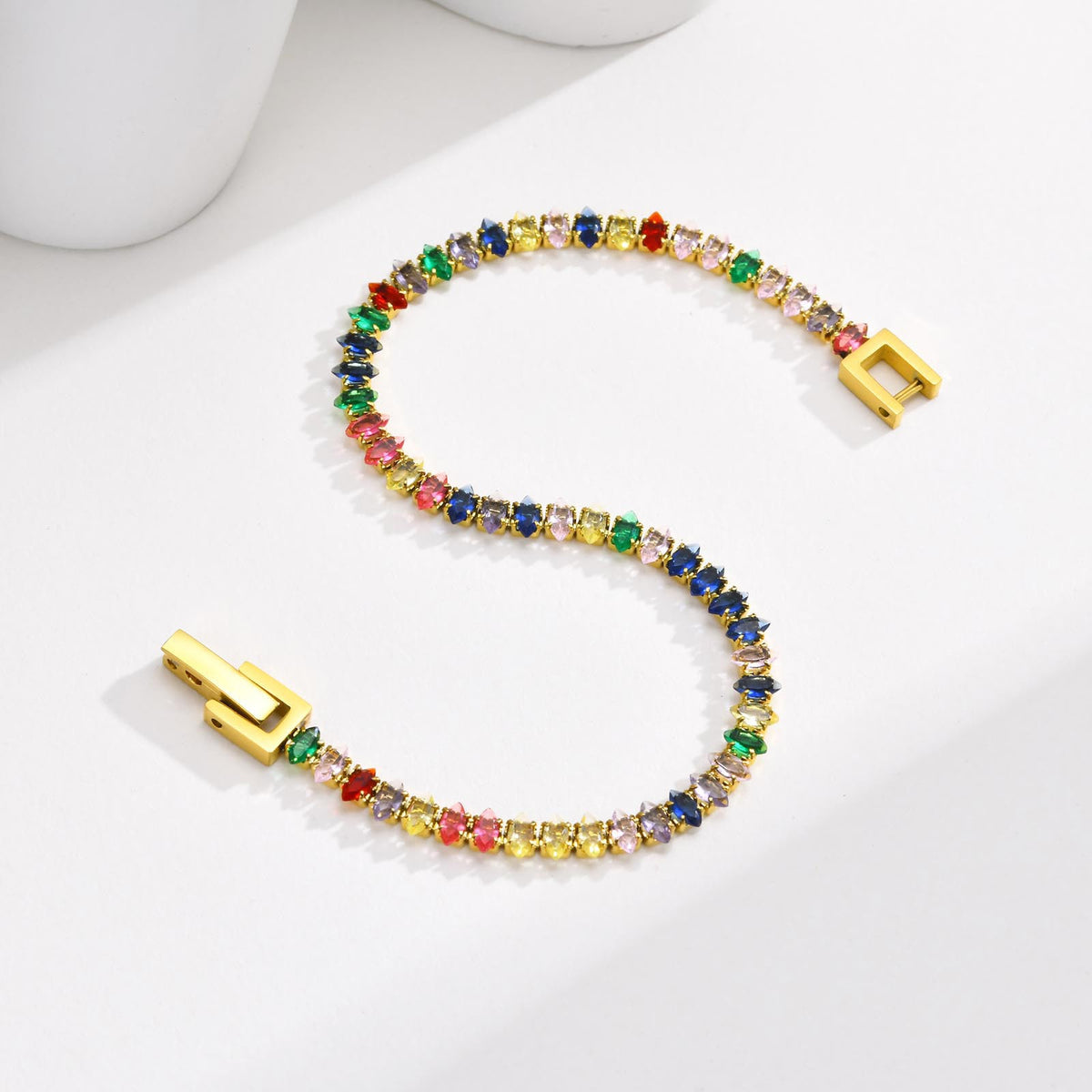 Zircon Stainless Steel Bracelet Unisex
