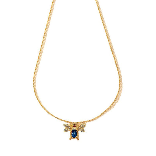 Luxurious Bee Charm Necklace from Vienna Verve Collection