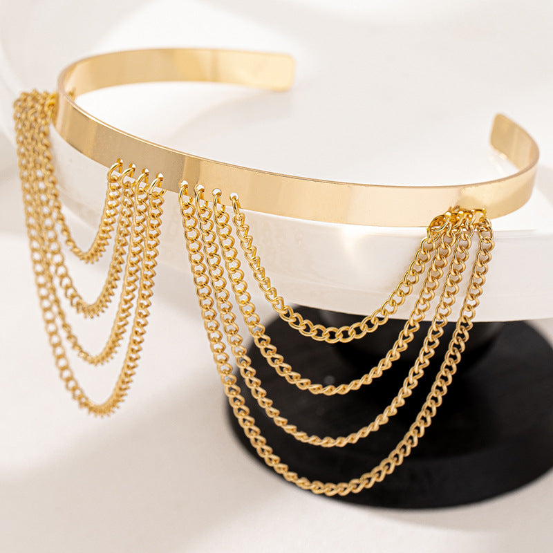 Planderful Vienna Verve Bracelet – Versatile Metal Fringed Design