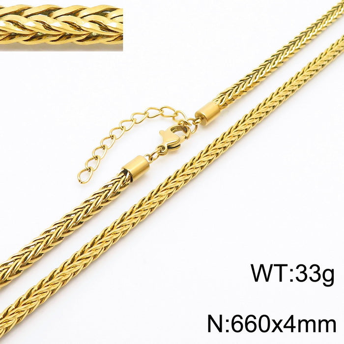 Autumn Product, Korean Version Of Street Shot Positive And Negative Keel Necklace