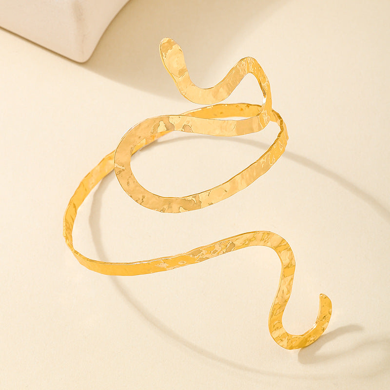 Planderful Vienna Verve Bracelet – Unique Punk Metal Snake Design