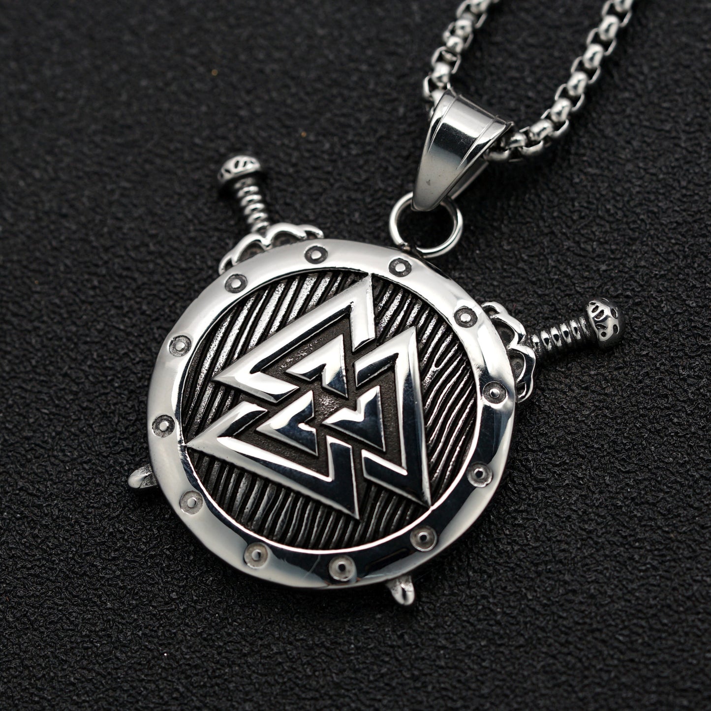 Steel Necklace - Vintage Nordic Celtic Knot