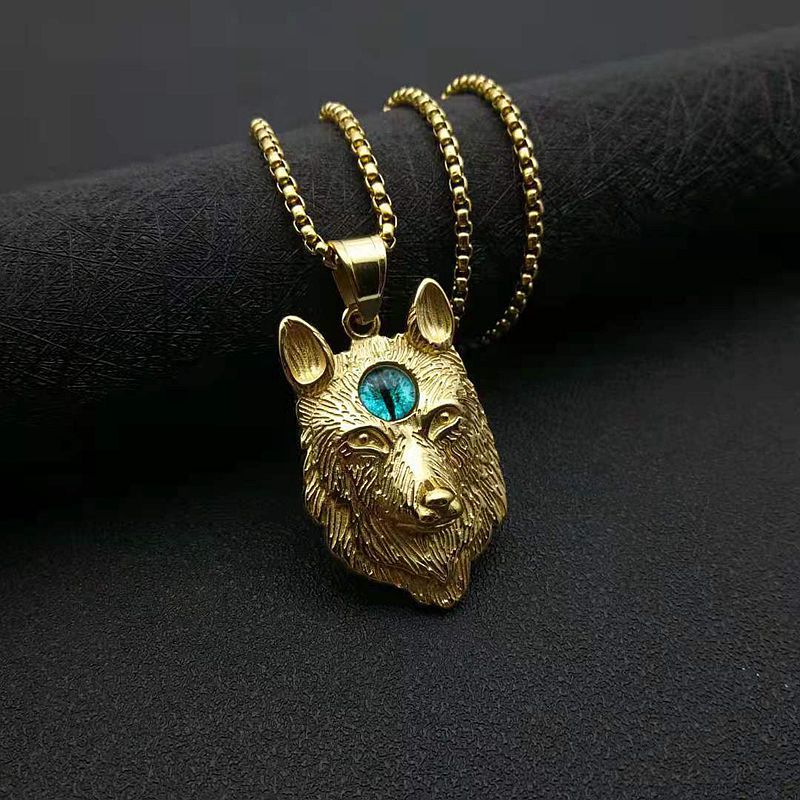 Steel Necklace – Vintage Nordic Vikings Punk Totem Pendant For Everyday Style Look