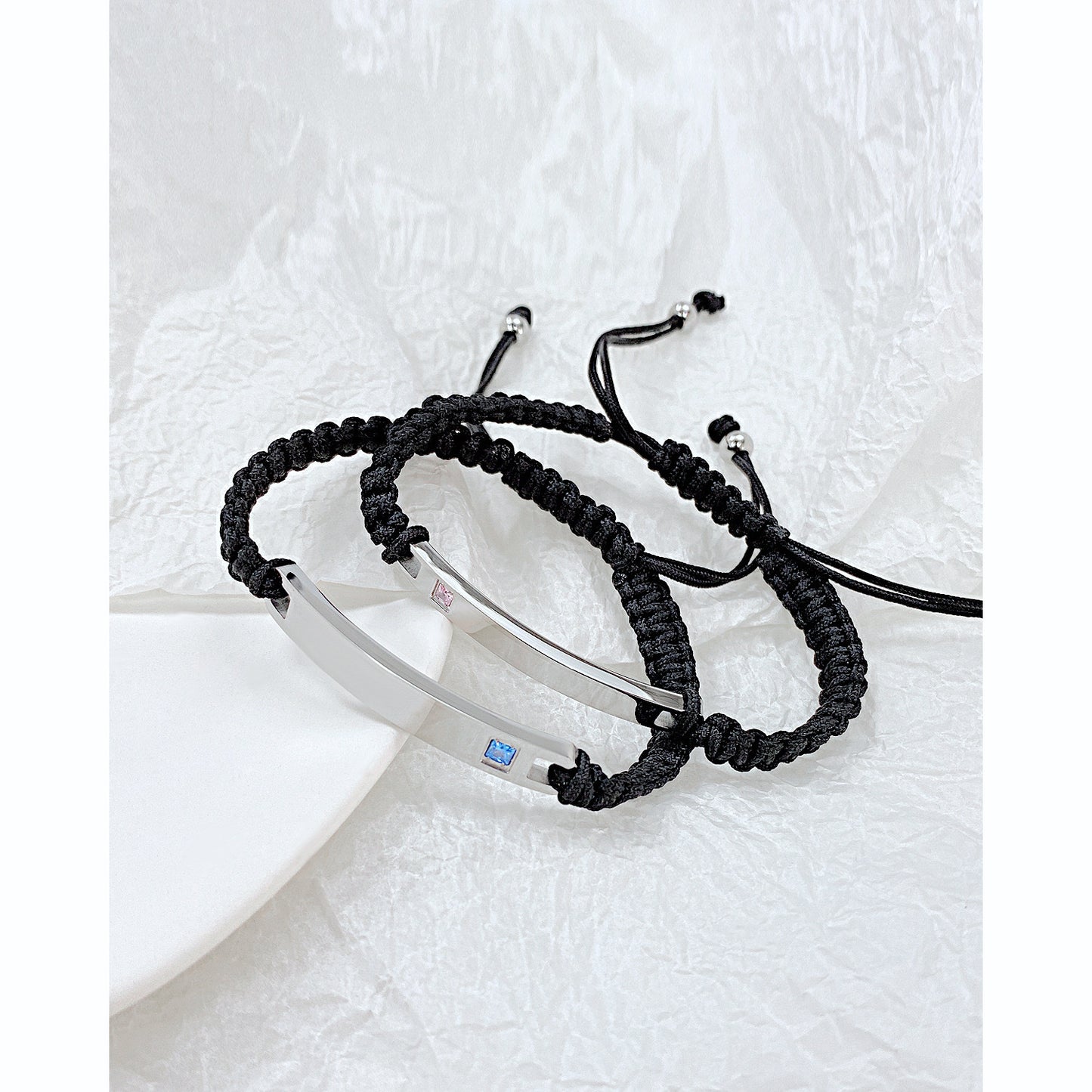 Planderful Everyday Genie Titanium Steel Couple Bracelet for Women Stylish Daily Jewelry